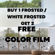 Best Seller 🔥🔥🔥 45cm/60cm/90cm/120cm Privacy Window Tinted Frosted Glass Sticker Fully Tinted Cermin