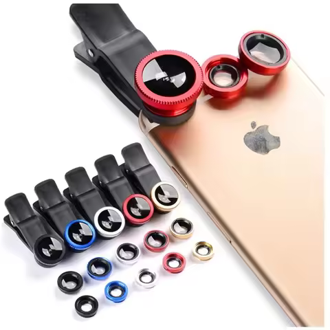 Fish Eye Lenses Mobile Phone Lens For iPhone Samsung Huawei Xiaomi Oneplus 7 Macro Fisheye Wide Angl