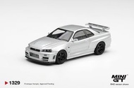 [預訂] Mini GT #1329 日產Nissan NISMO R34GT-R Z-tune Z-Tune 銀色 |[Pre order] Mini GT #1329 Nissan NISMO R