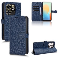 For Infinix Smart 8 Casing PU Leather Stand Holder Infinix Smart8 Flip Wallet Stand Holder phone cas