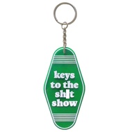 Keys to The Show Keychain Vintage Motel Keychain Funny Gag Gift for Coworker Girlfriend Boyfriend