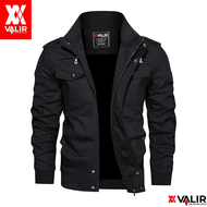 Valir Edmund - Jaket Pria Keren Tebal Bahan Drill Premium