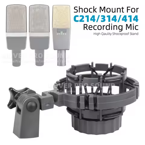 For AKG C214 C314 C414 C 214 314 414 B EB XLS XLII ULS Microphone Shock Mount Suspension Mic Stand A