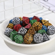 Multi-Sided 7-Die Dice Set Polyhedral D4 D6 D8 D10 D12 D20 Dice For Board Card Game Math Games Game 