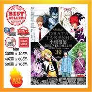 Death Note Poster L Kira misa Light Ryuk Near Mello Anime Poster Wall Poster Decor Wall art Sticker 