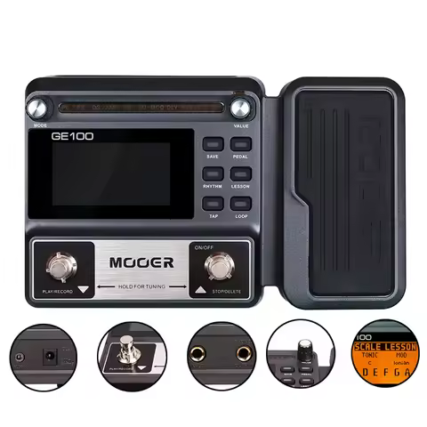 Mooer Multi-Effect Pedal Guitar Parts Accessories Sound Effect Multi-Effects Ge100 Pe100 Mooer Mch1 