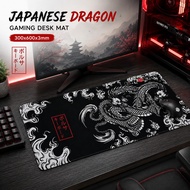 Japanese Dragon Desk Mat Gaming Mouse Pad 300x600x3mm - M35