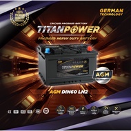 Titanpower premium AGM DIN60 LN2 car battery