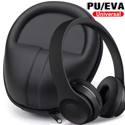 Portable Travel Carrying Headphone Case for Sony WH-1000XM6 XM5 WH-1000XM4 PU/EVA Hard Shell Headset