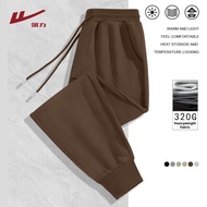 Warrior | Warm Fleece Men Sweatpants Cuffed