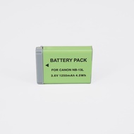 เเบตเตอรี่สำหรับกล้อง Camera Battery CANON NB-13L ( 3.6V 1250mAh 4.5wh) (0019)