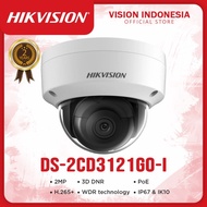 YK98 HIKVISION DS-2CD3121G0-I 2MP 2MP Fixed Dome Network Camera