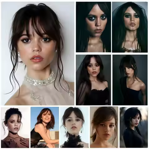 Actress Jenna Ortega Poster HD art, waterproof, sticky wall, home decoration aesthetic