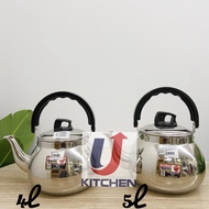 ZELEX Stainless Steel Whistling Kettle / Kettle Berbunyi  4L 5L 7L 9L