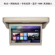 เครื่องเล่นวิดีโอแบบติดฝ้าเพดานไฟฟ้า Android 15/17/19/22 นิ้ว จอภาพ LCD โทรทัศน์ ผ่าน WiFi สำหรับรถย