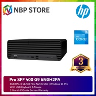 HP Pro SFF 400 G9 6N0H2PA Desktop PC Black ( I5-12500, 8GB, 512GB SSD, Intel, W11P )