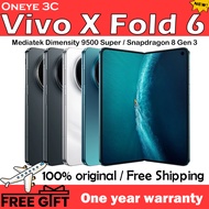 VIVO X Fold6 Dimensity 9500 Super 8.02" LTPO 200MP ZEISS Camera 7000mAh Foldable Phone