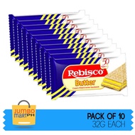 REBISCO BUTTER CRACKER SANDWICH 32G / PACK OF 10
