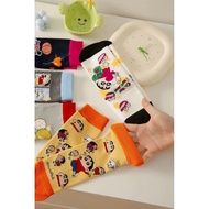 K28 Shinchan pattern medium socks