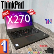 Laptop Lenovo Thinkpad x270 Intel Core i5 Gen 7 Ram 8 gb SSD 256 i7 i3 Second Bergaransi