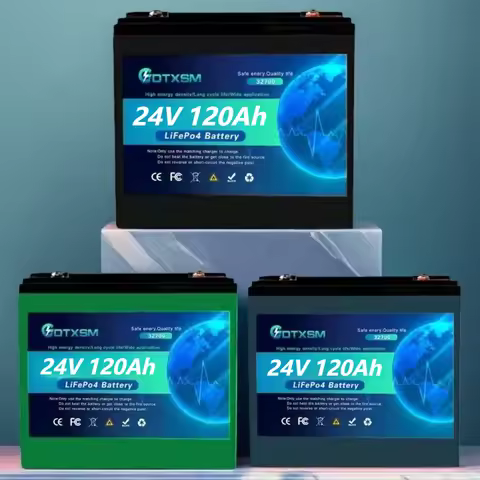 32700 24V 100Ah/120Ah Phosphate Battery LiFePO4 Built-in BMS LiFePO4 Battery for Solar Power System 