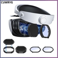 CUWRYG ป้องกันรอยขีดข่วน ตัวป้องกันเลนส์ VR ทนทานต่อการใช้งาน สากลสากลสากล ฝาปิดเลนส์ แว่นตา VR สำหรับแว่นตา ป้องกัน-ฝุ่น ฝาครอบเลนส์ VR สำหรับ PS VR/Playstation VR2 PS VR,