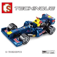 Lego Bricks Blocks Formula 1 Redbull Team Sembo Technique