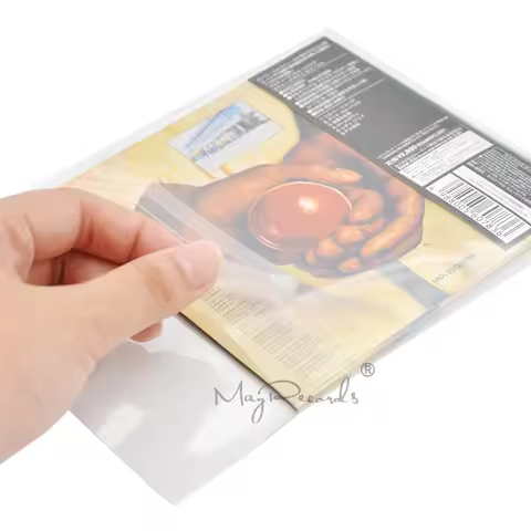 50PCS Resealable 4.7 Mil Mini LP SHM-CD Plastic Outer Sleeves For Mini LP SHM-CD Protect Sleeves 14.