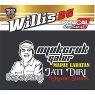 DEDI MULYADI BAPA AING CAR SIDE WINDOW CUTTING STICKER DEDI MULYADI CUTTING STICKER STICKER REFLECTI