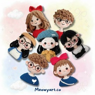 GANTUNGAN CUSTOM Keychain Character Keychain Couple Bestie Half Body