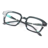 全新未使用DITA DTX731 LINEUS- THREE眼鏡，黑色/淨CLEAR藍，49□21-145，示範鏡片，日本製造，男士，原價：¥108,900