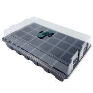 24 Holes Seedling Tray Seedling Box With Big Holes Gardening Flower And Plant Pots Greenhouse Planting Box With Lid