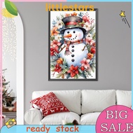 5D DIY Full Round Drill Partial AB Diamond Painting Snowman Home Decor 45x65cm [littlestars1.sg]