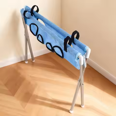 QX2E MultiFunctional Cats Dog Grooming Bed with Support Frame and Washing Hole Grooming Bed For Pet 
