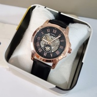 Automatic Fossil ME3055 Terbaru Tali Kulit Anti Air Tanpa Batre Crono Aktif Jam Tangan Automatic Kas