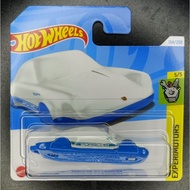 Hotwheels White Porsche 911 Carrera Experimotor Keychain