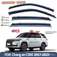 Suitable for Changan CS95 Car Rain Block Sun visor Rain Eyebrow Changan CS95 Window visor