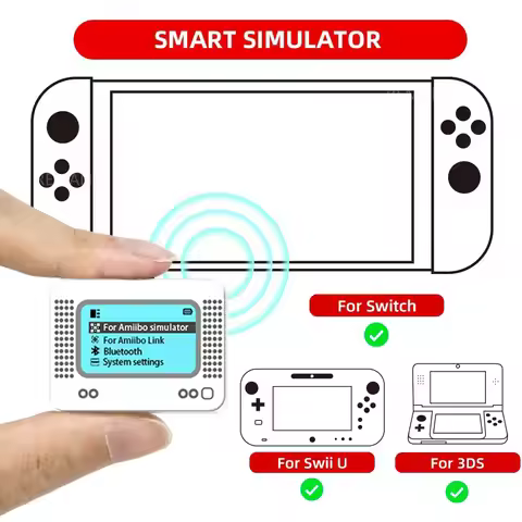 NFC Replacement Emulator For Amiibo Pixl Emulator Simulator Bluetooth-Compatible Game Emulator for S