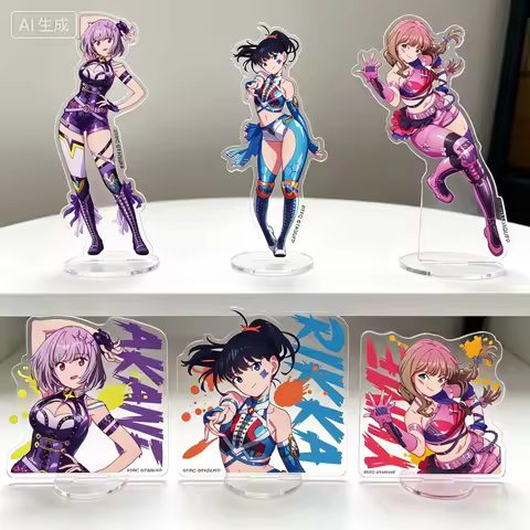 Gridman Universe Rikka Takarada Akane Shinjo Minami Yume Acrylic Stand Model Plate Keychains Desktop