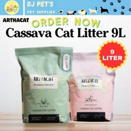 ARTHACAT CASSAVA CAT LITTER 9L PREMIUM SAND ARTHA CAT CASSAVA CAT LITTER 9 LITTER