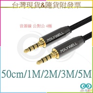 3.5mm Stereo Microphone Audio Cable 50cm~5m Male To 4-Pole Meiyangbao