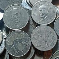 koin taiwan pecahan 10 Dollar 1 Paket (Tp577)