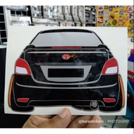 STIKER  KERETA VIOS (DUGONG)