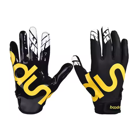 1 Pair Baseball Batting Gloves American Football Gloves Men Women Anti Slip Gel Softball Baseball Hi
