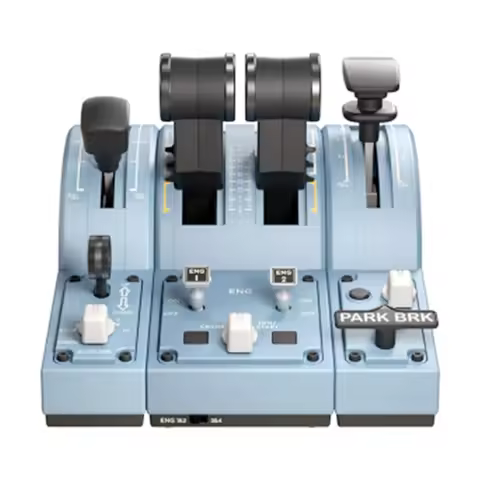 TCA Airbus version Microsoft simulated flight joystick aircraft operation and manipulation of civil