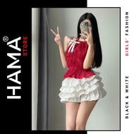 Apron with bow & Skirt HAMA STORE H87 - Backless camisole & With pants for lady