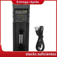 18650 Battery Charger 26650 Usb Smart  Hydrogen Aa Aaa 21700 Single Slot Lithium Battery Charger