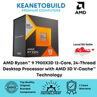 AMD Ryzen™ 9 7900X3D 12-Core, 24-Thread Desktop Processor with 3D V-Cache Technology