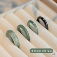 Natural Jade Ring Ice Waxy Jade Jade Ring