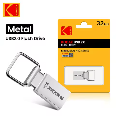 Kodak K112 USB Flash Drive Super Mini Pen Drive 64GB 32GB 16GB Pendrive Waterproof Dustproof USB Mem